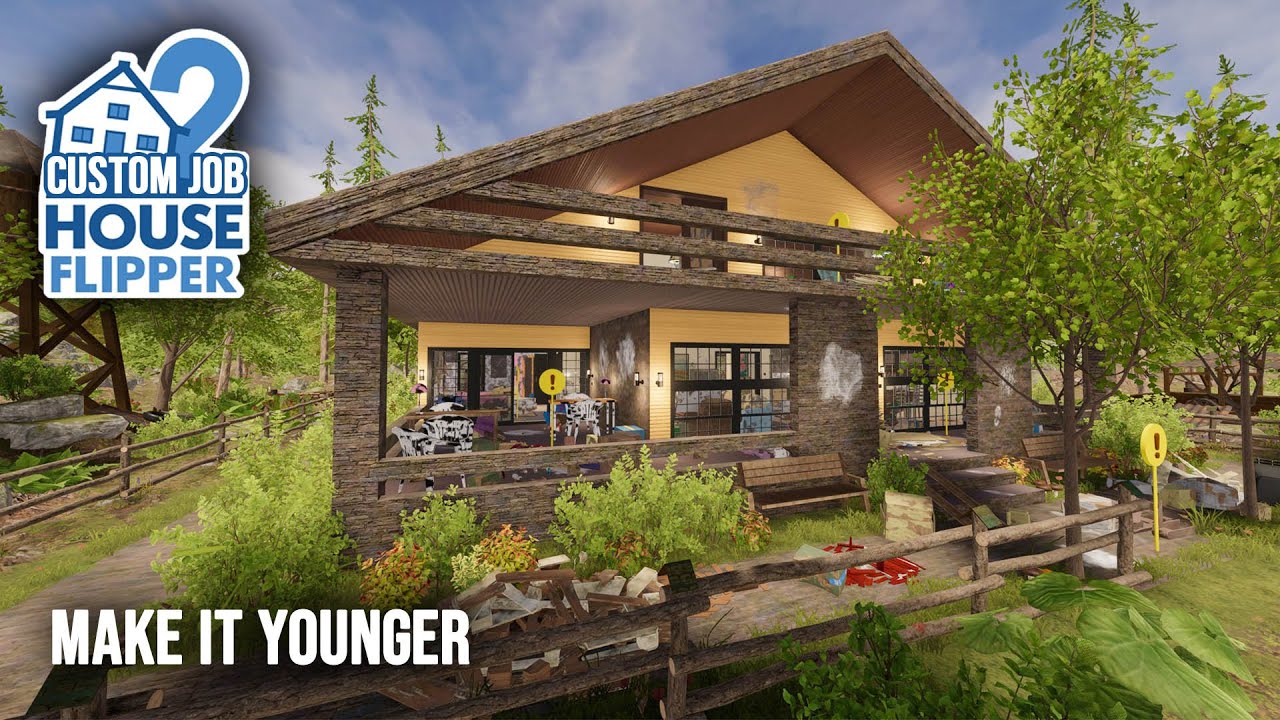 Make the home younger | House Flipper 2 | Custom job by Mmargosha