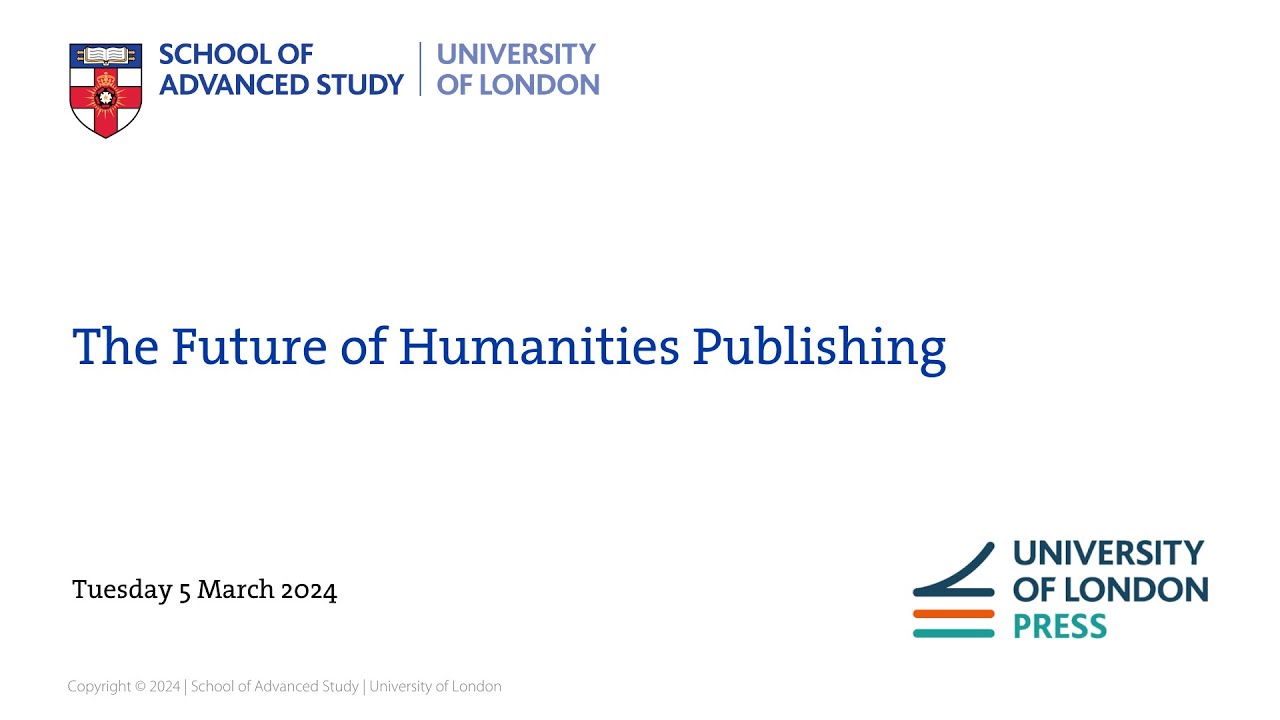 The Future of Humanities Publishing