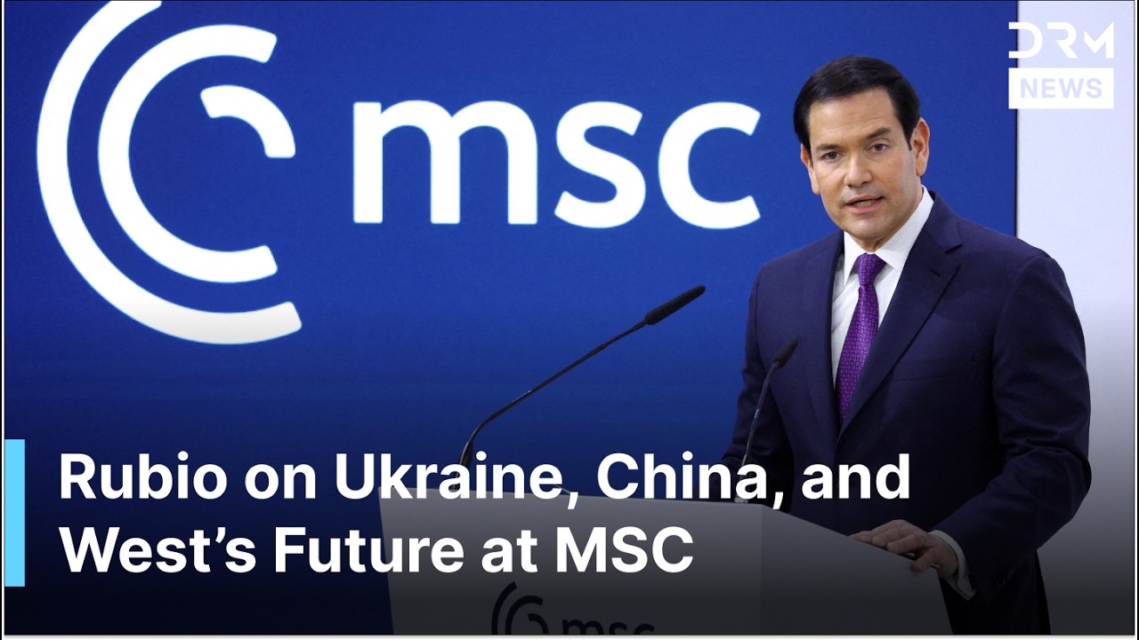 Marco Rubio Speaks About Russia Talks on Ukraine, China's Role & West After MSC Speech | AC1G