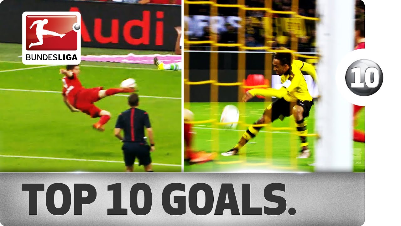 Top 10 Goals - First Half of the Season 2015/16