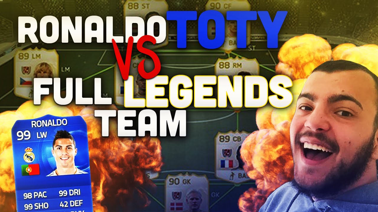 RONALDO TOTY vs LEGENDS TEAM! By Frax