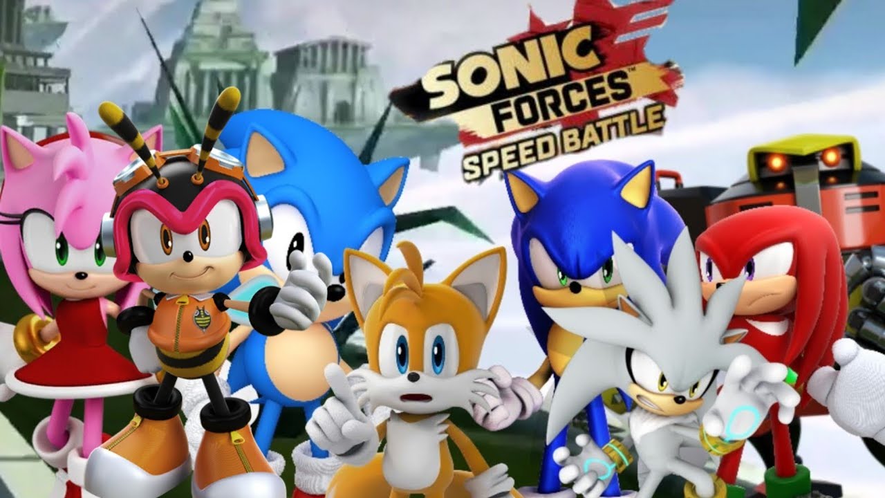jugando con todos los personajes comunes al nivel maximo Sonic Forces
