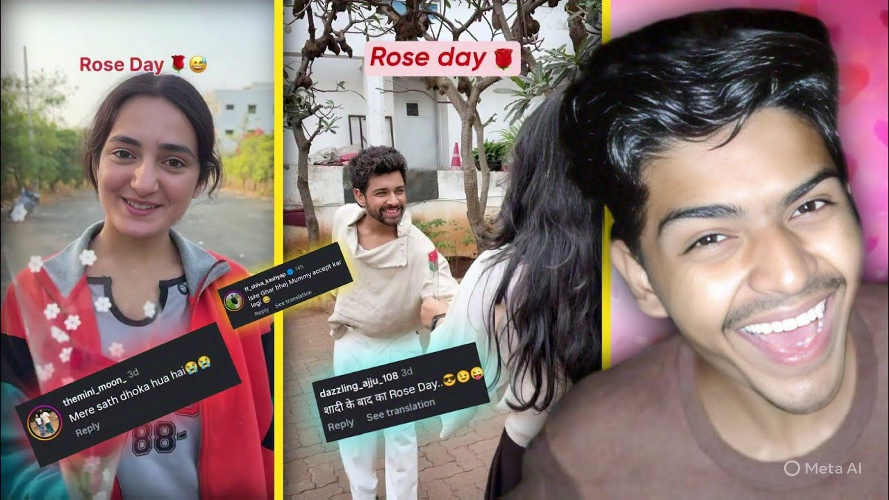 Rose Day Par Jo Comment Aaya&hellip; Uske Baad Video Banana Pada 😂 