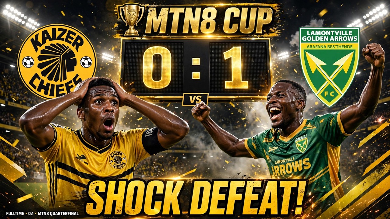 KAIZER CHIEFS VS GOLDEN ARROWS MTN8 CUP ALL GOALS AND HIIGHLIGHTS
