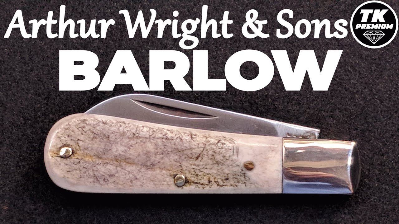 Arthur Wright & Sons Stag Barlow Pocket Knife