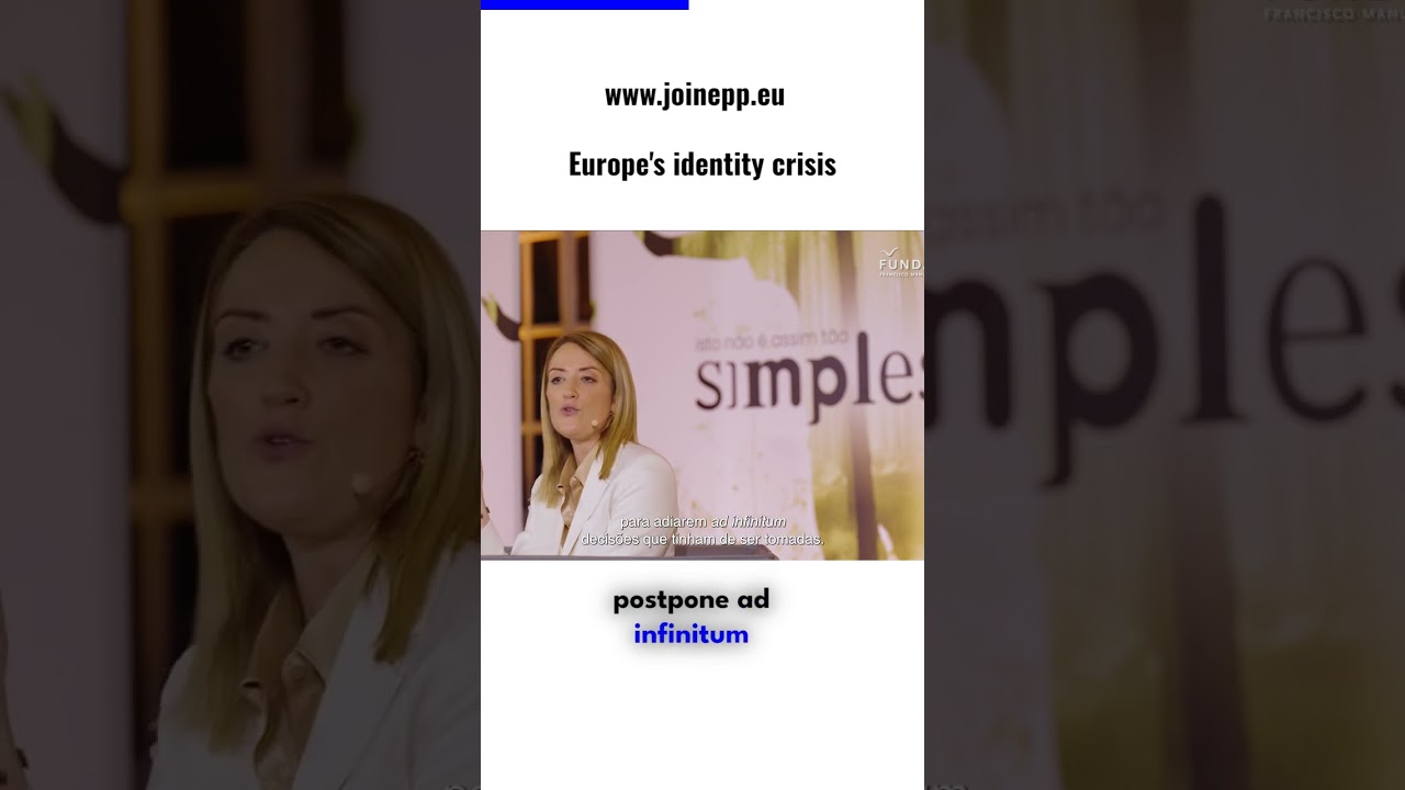 www.joinepp.eu Europe's identity crisis