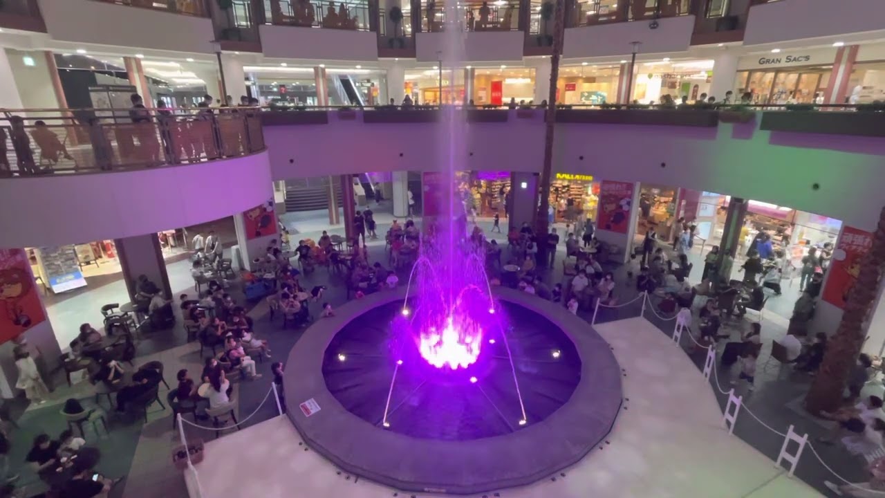 イオンモール桑名(マイカル桑名)噴水ショー