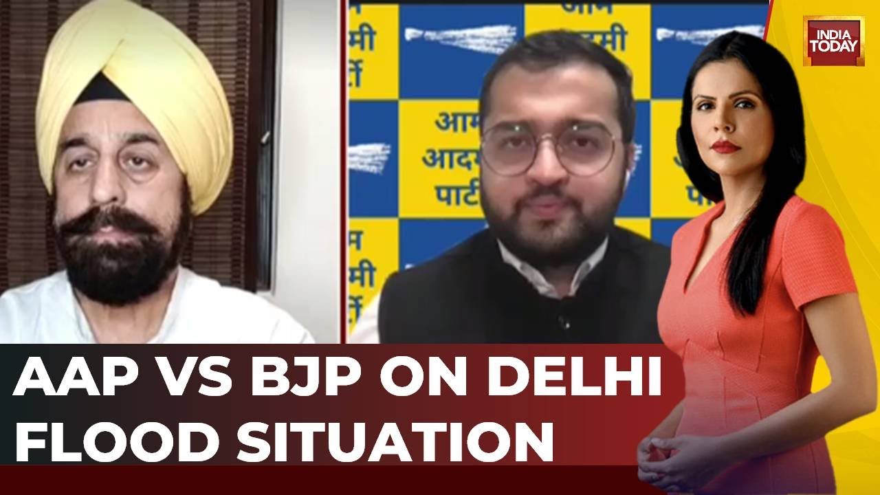 Delhi Flood: As Delhi Battles Flood, AAP, BJP Engage In War Of Words | Debate On To The Point