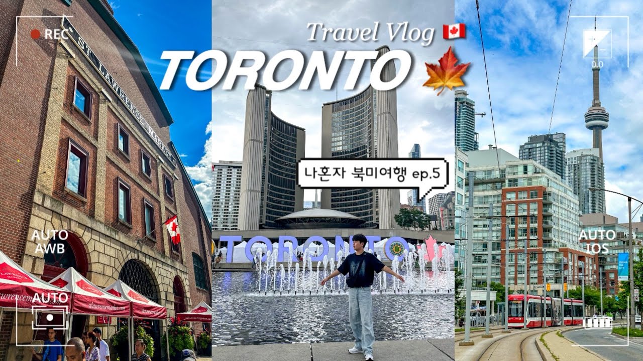 🇨🇦 #5 토론토가 이렇게 예뻤나? 반나절만에 토론토 한바퀴 코스 | 토론토 여행 브이로그 🍁 혼자 북미여행 ep.5