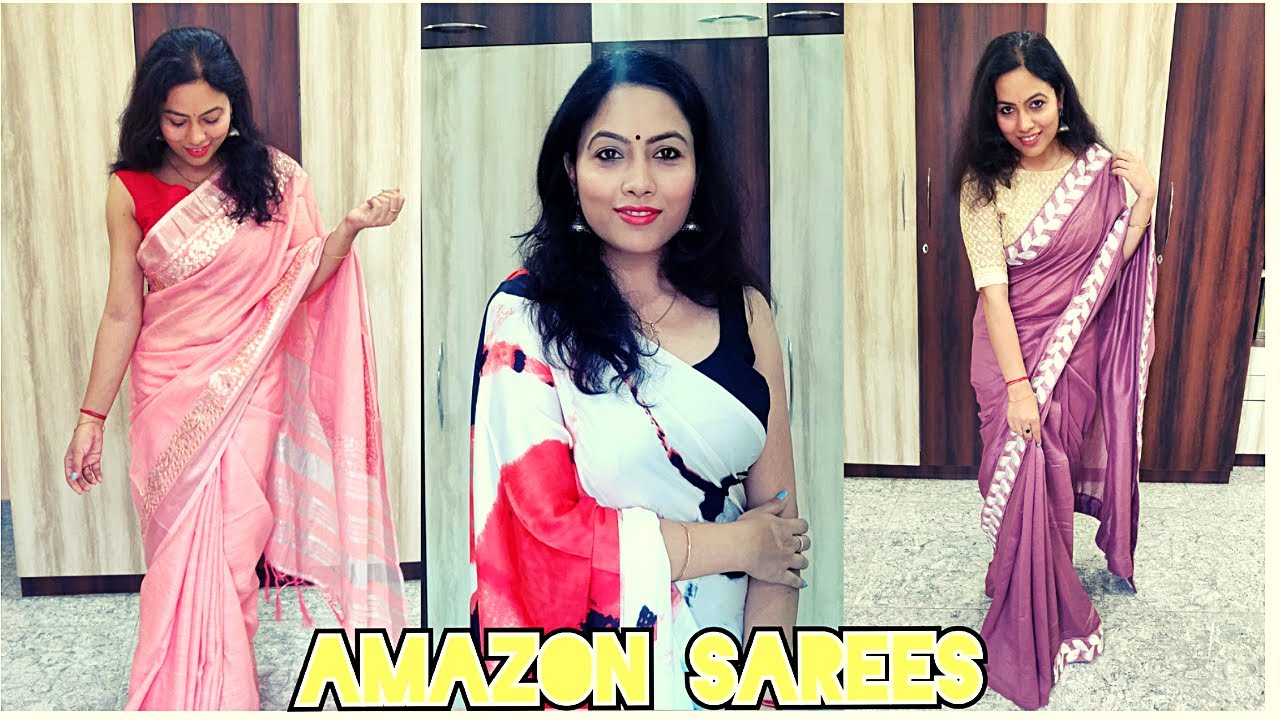 Amazon Party Sarees Starting At 599Rs.| 💖Best Amazon Saree Haul | Sari Haul