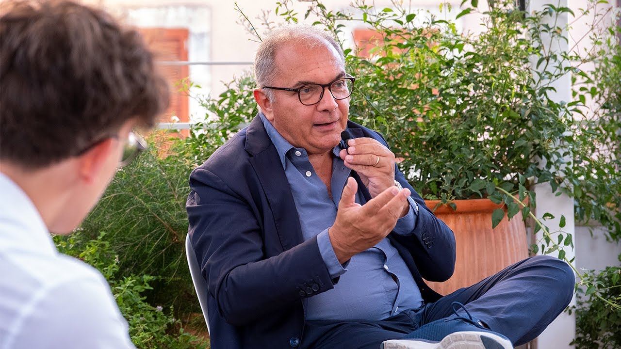 Maurizio De Lucia, procuratore di Palermo e gli studenti del progetto Giornalismo & Transmedialità