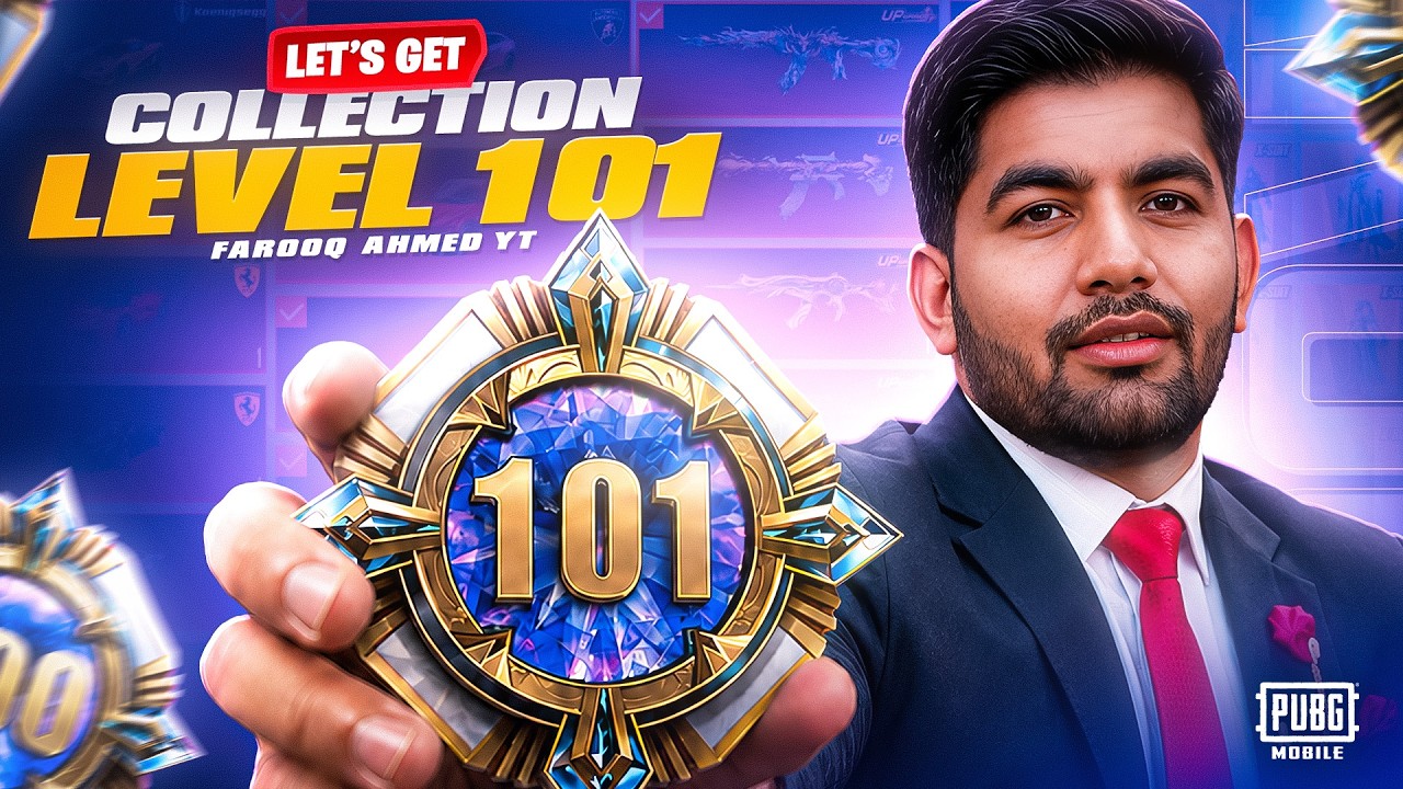 Lets get Collection Level 101 |🔥 PUBG MOBILE Live 🔥