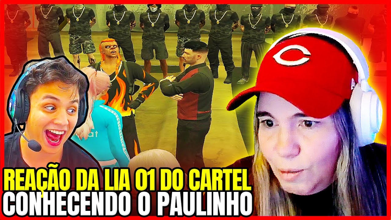 REAÇÃO da LIA BLING 01 do CARTEL conhecendo o PAULINHO O LOKO na CAPITAL CITY GTA RP
