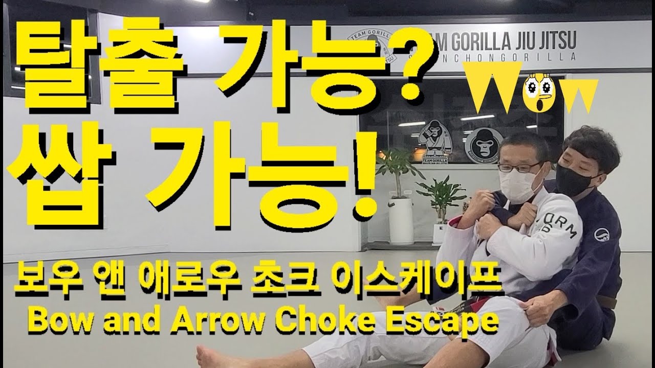 보우 앤 애로우 초크 이스케이프 Bow and Arrow Escape (기술도움 : 김태운)