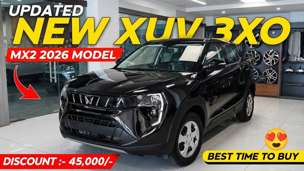 Updated✅ Mahindra Xuv 3xo Mx2 2026 New Model GST Price Discount Features All Details