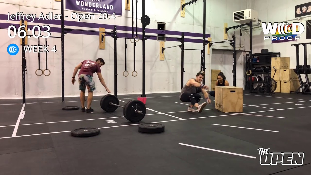 CrossFit Open Workout 20.4 Winner Jeffrey Adler