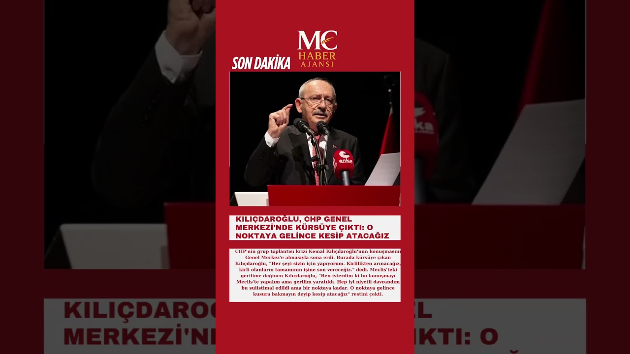 KILI&Ccedil;DAROĞLU GENEL MERKEZ K&Uuml;RS&Uuml;S&Uuml;NDE! S&Ouml;ZLERI KAVGAYI B&Uuml;Y&Uuml;T&Uuml;R