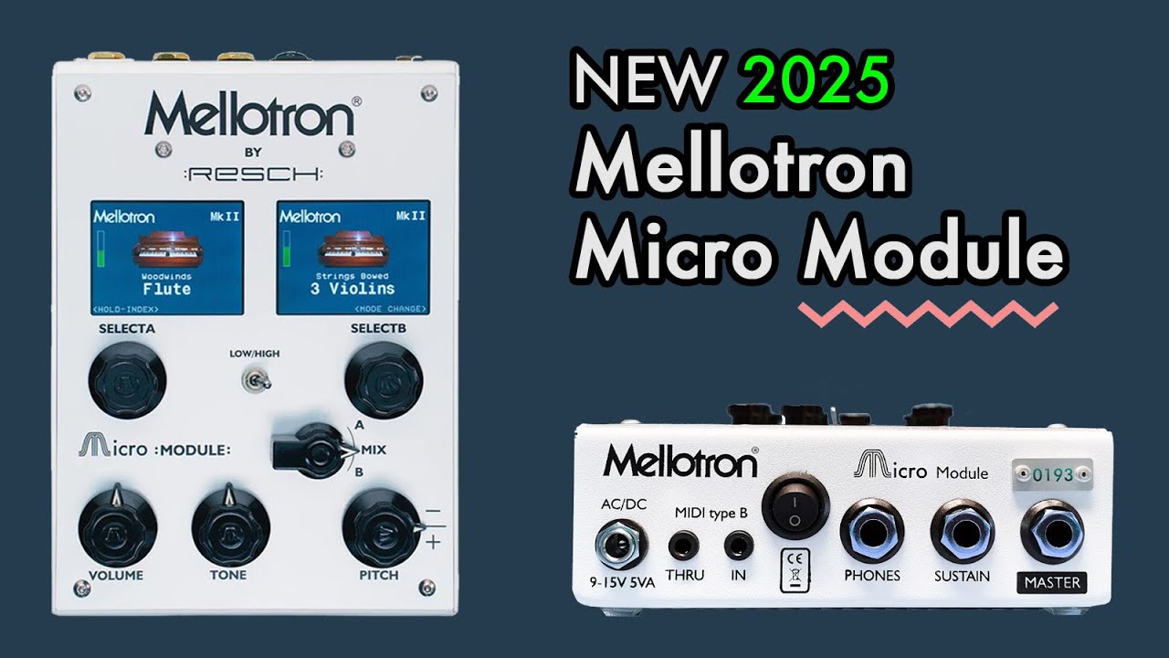 НОВЫЙ микромодуль Mellotron - обзор и демонстрационное видео 2025 года