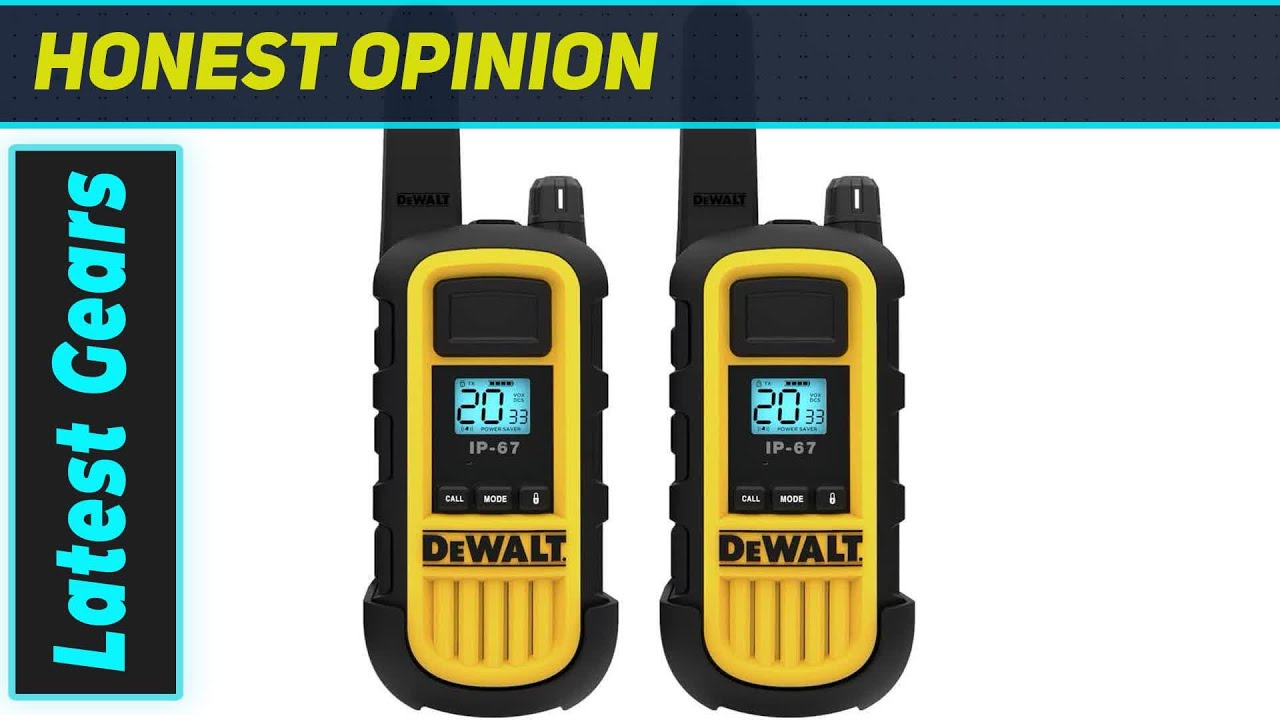 DEWALT DXFRS800: Top-Tier Walkie Talkies for Pros?