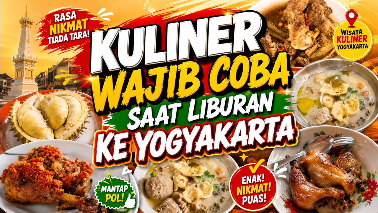 KULINER WAJIB DI COBA SAAT LIBURAN KE YOGYAKARTA || KULINER JOGJA