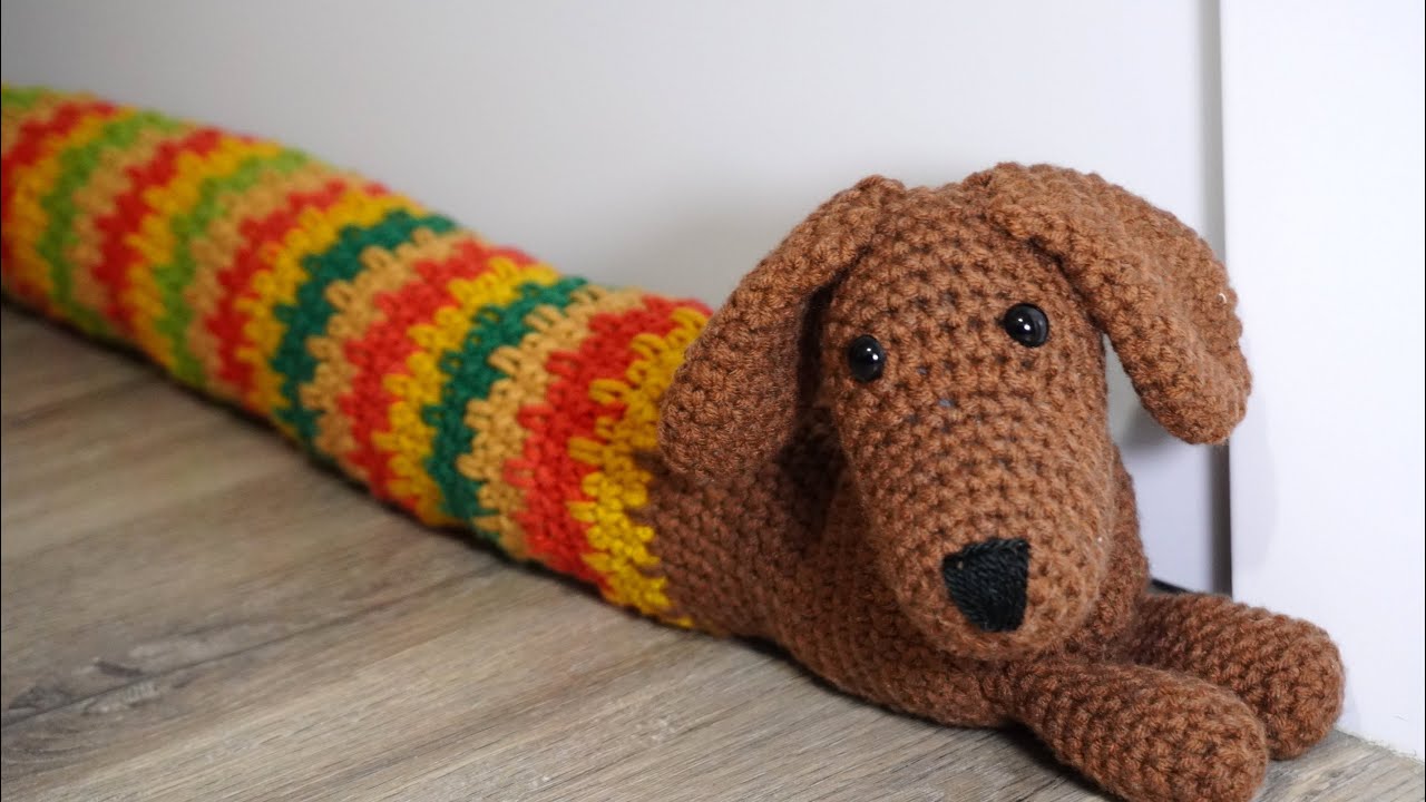 CORTAVIENTO PARA LA PUERTA TEJIDO A CROCHET