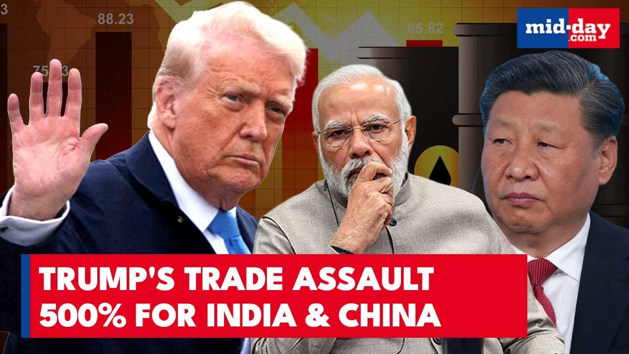 Trump Nods 500% TARIFF BILL on Russian Oil Buyers, India-China To Face Sanctions Shocker?