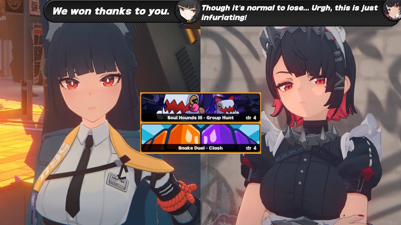 All ZZZ Characters response if they WIN/LOSE while playing Arcade games