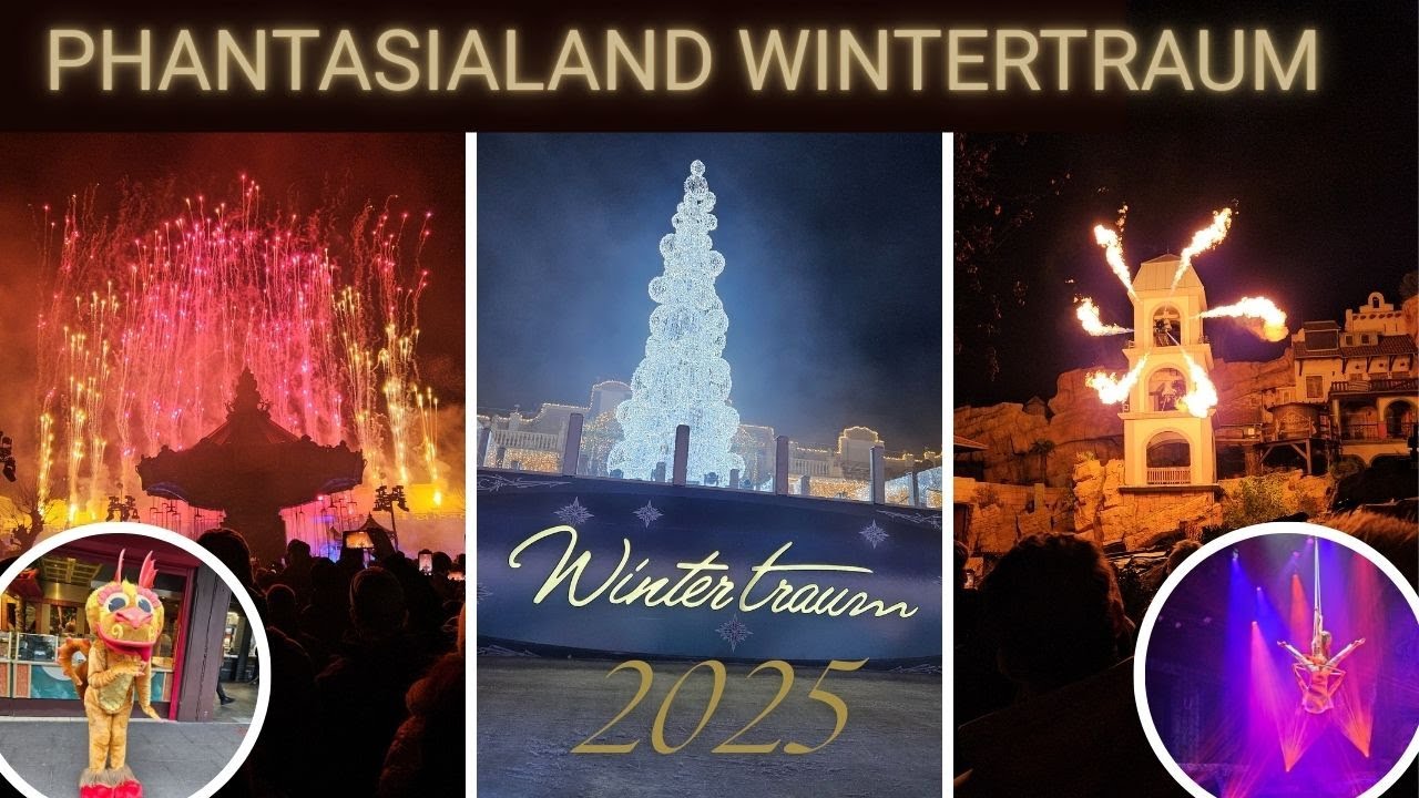 XXL Phantasialand Wintertraum 2025 | Ein perfekter Wintertag mit Shows, Feuerwerk, Taron, Fly und Co