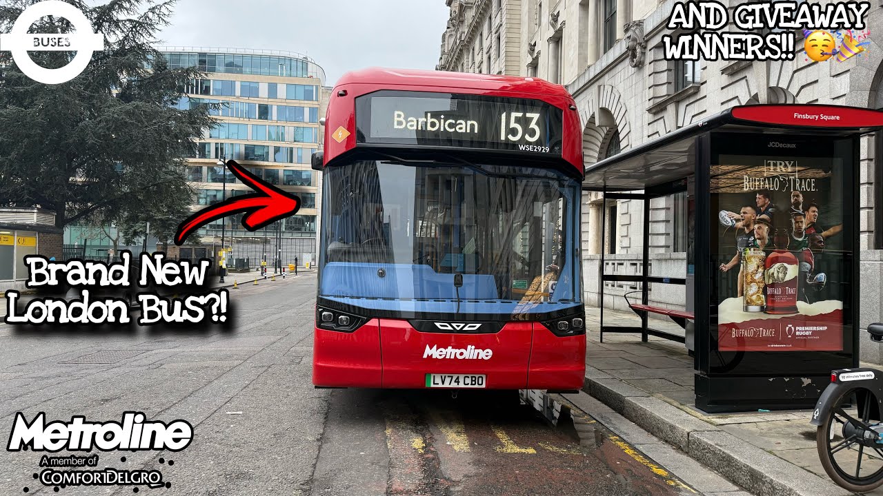 [1ST DAY] Exploring the new Metroline GB Kites on Route 153!