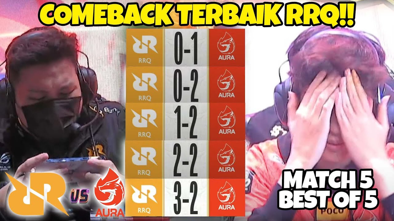 Huyy SENAM JANTUNG!!! COMEBACK COY RRQ!! Ga ngerti lagi gw!! MATCH 5 RRQ VS AURA