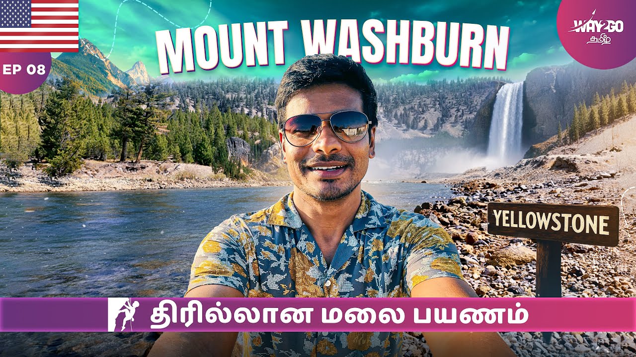 அமெரிக்கால திரில்லிங்கான Mount Washburn மலை உச்சிக்கு செல்கிறோம் 🧗🏞️ | Yellowstone | Ep 8