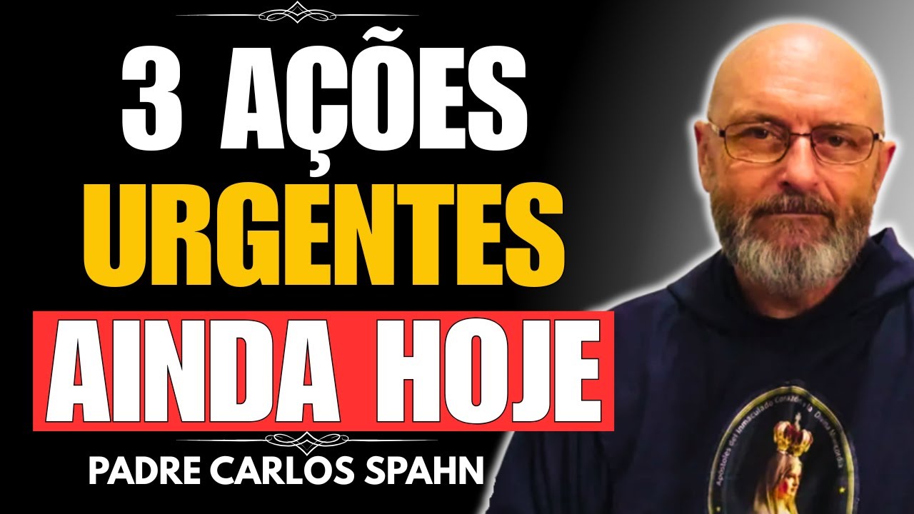 PADRE CARLOS SPAHN ORIENTA: 3 AÇÕES URGENTES SE VOCÊ SENTE QUE SUA FÉ ESTÁ ESFRIANDO
