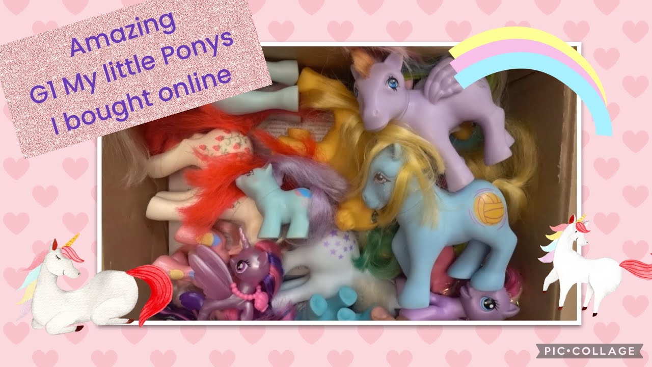 Very cute G1 My little Ponys I bought online