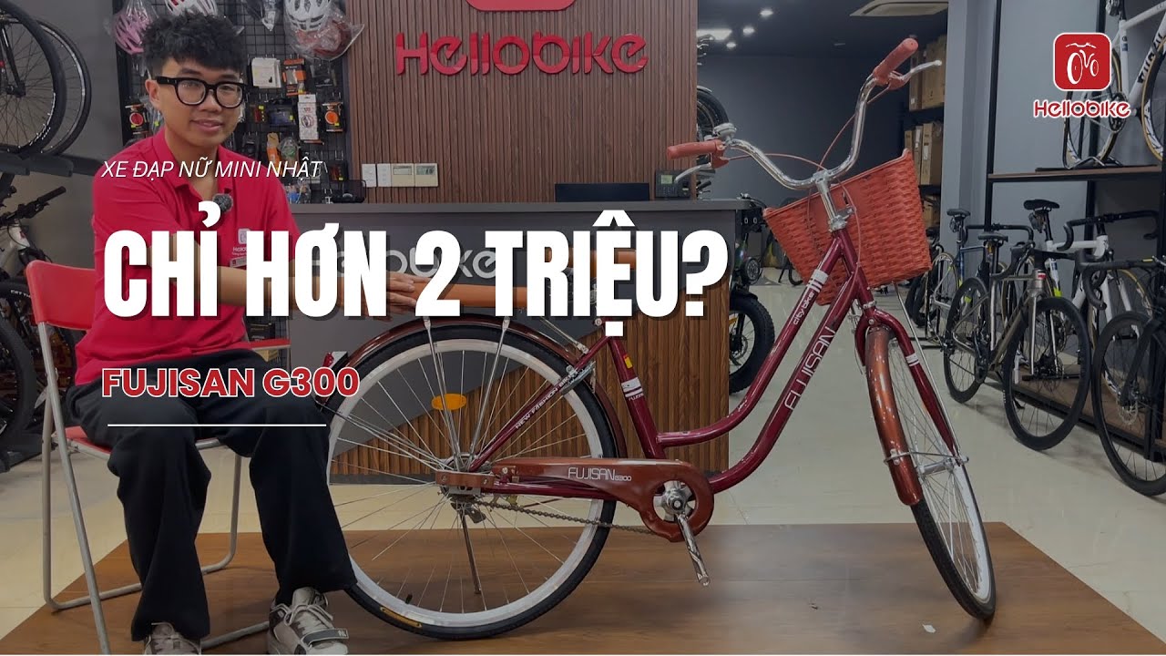 XE ĐẠP NỮ MINI NHẬT CHỈ HƠN 2 TRIỆU? | Review xe đạp Fujisan G300 || Xe Đạp Thể Thao HelloBike