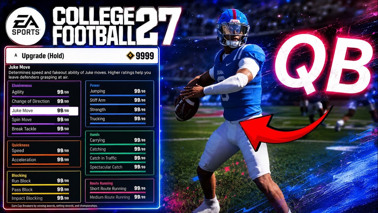 Best QB build in college football 27 Road to glory!