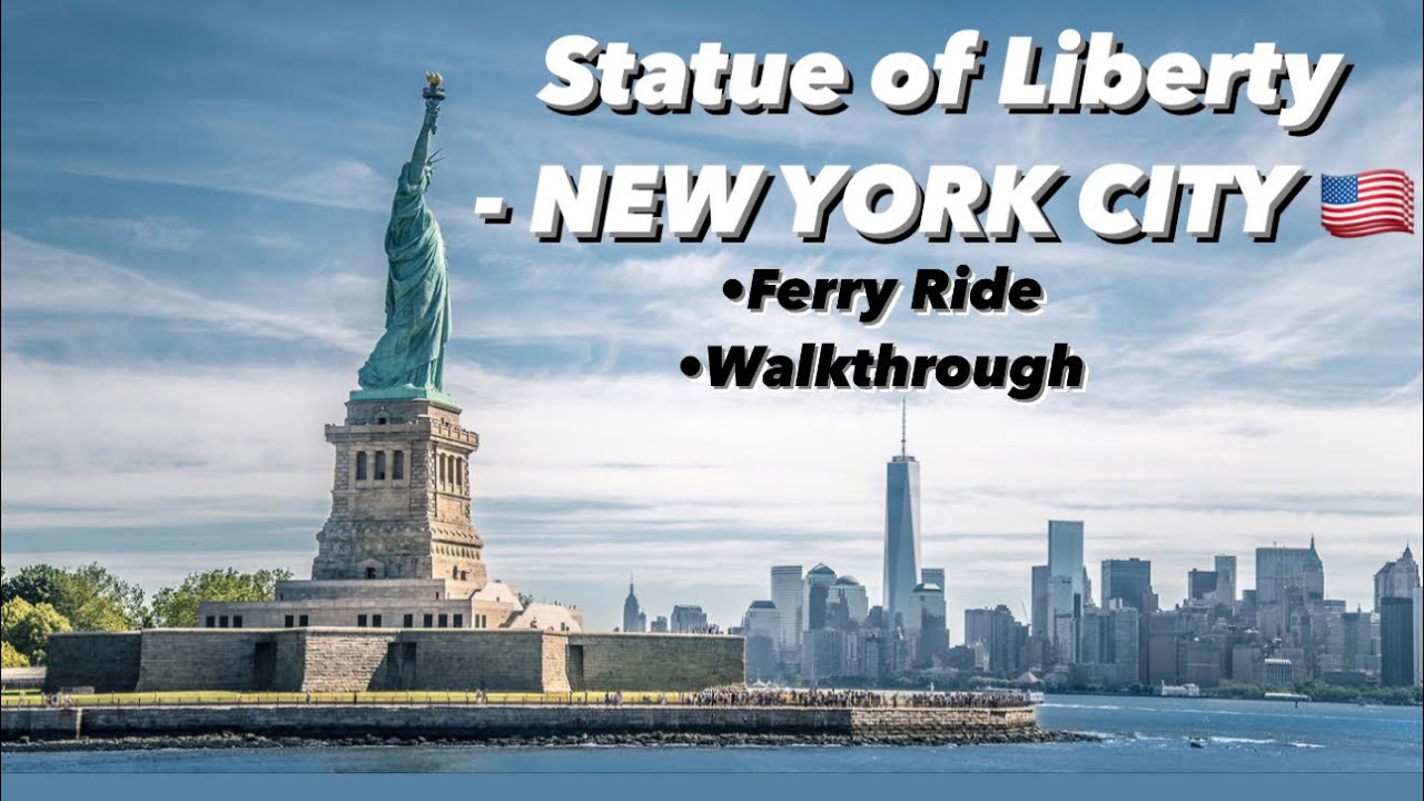 STATUE of LIBERTY - New York City - Ferry Ride • Walkthrough | August 2023