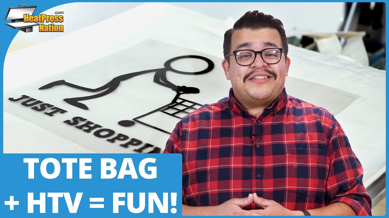 Personalized Tote Bag with HTV Tutorial
