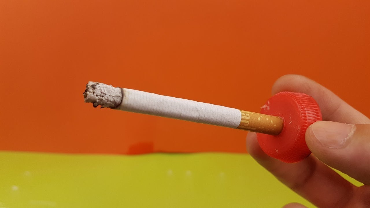 Experiment  - Wie viel Dreck steckt in einer Zigarette?