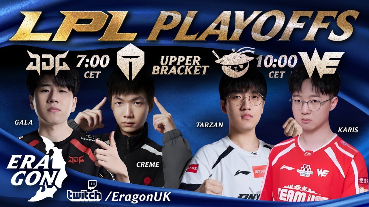 🔴 LPL ENGLISH | JDG vs TES | AL vs WE | 리그 오브 레전드 프로리그