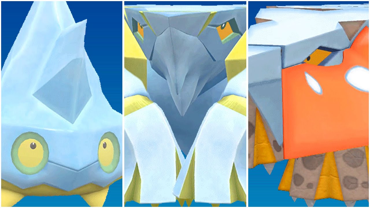 FULL BERGMITE EVOLUTION TEAM! Shiny Bergmite, Avalugg Hisuian Moveset Pokemon Scarlet Violet
