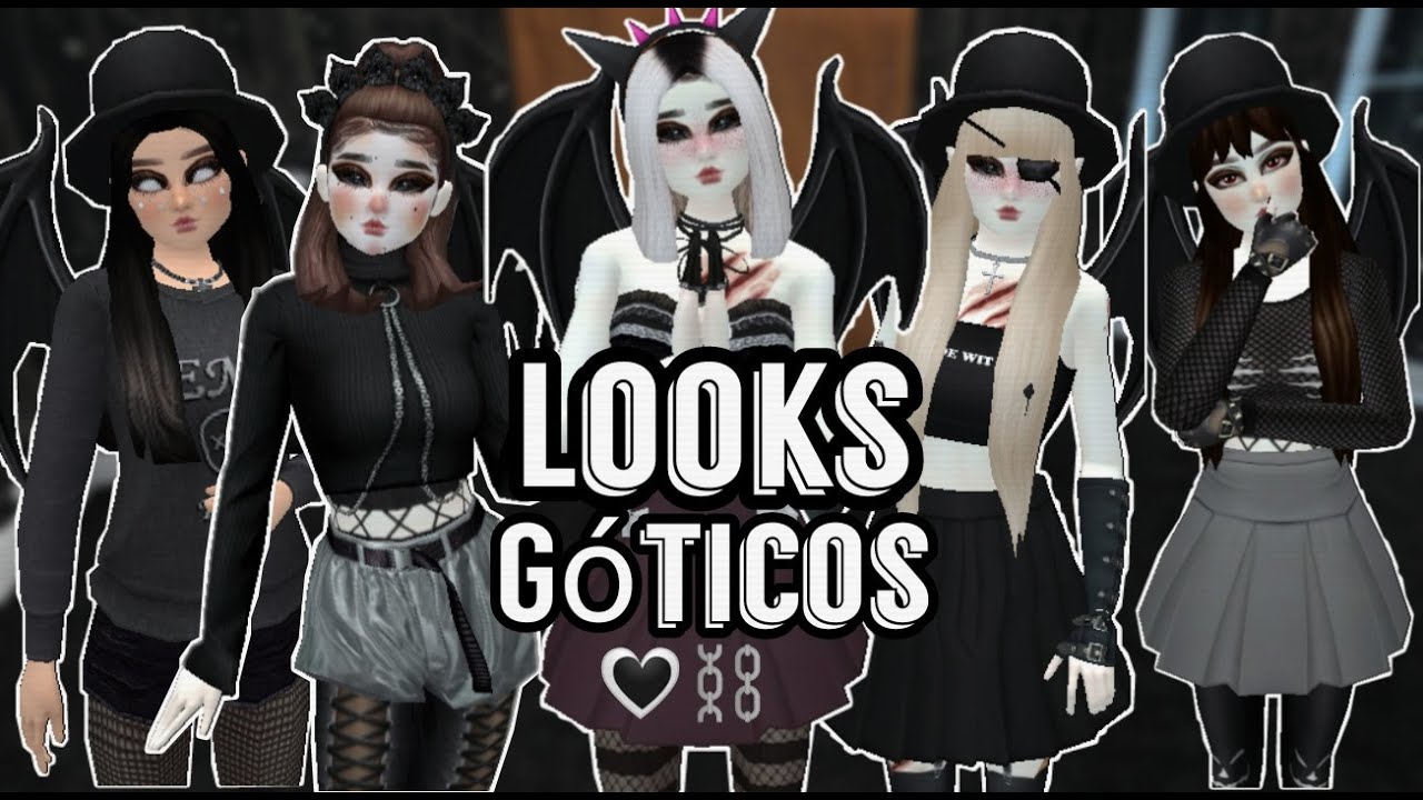 🖤 IDEIAS DE LOOKS GÓTICOS FEMININO⛓️||Avakin Life
