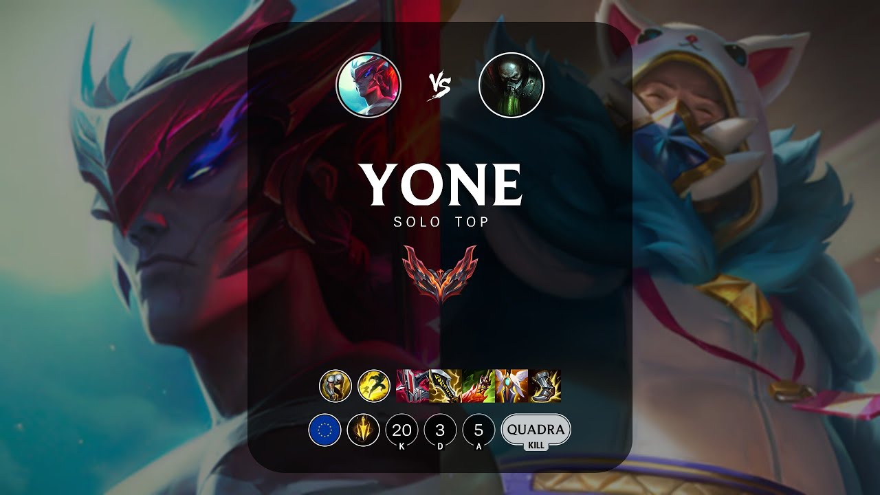 Yone Top vs Urgot - EUW Grandmaster Patch 13.1
