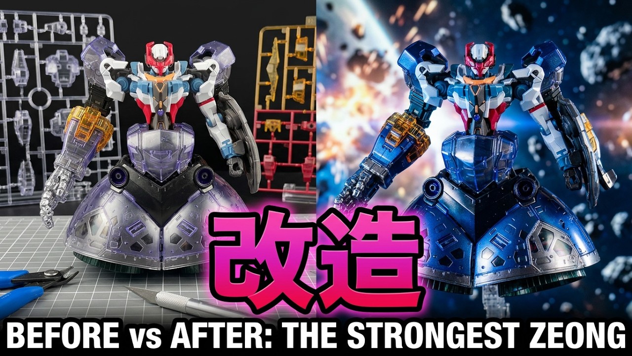 [Модификация Gunpla] Я смешал топор Sieg и Zeong, чтобы создать сильнейший Zeong.