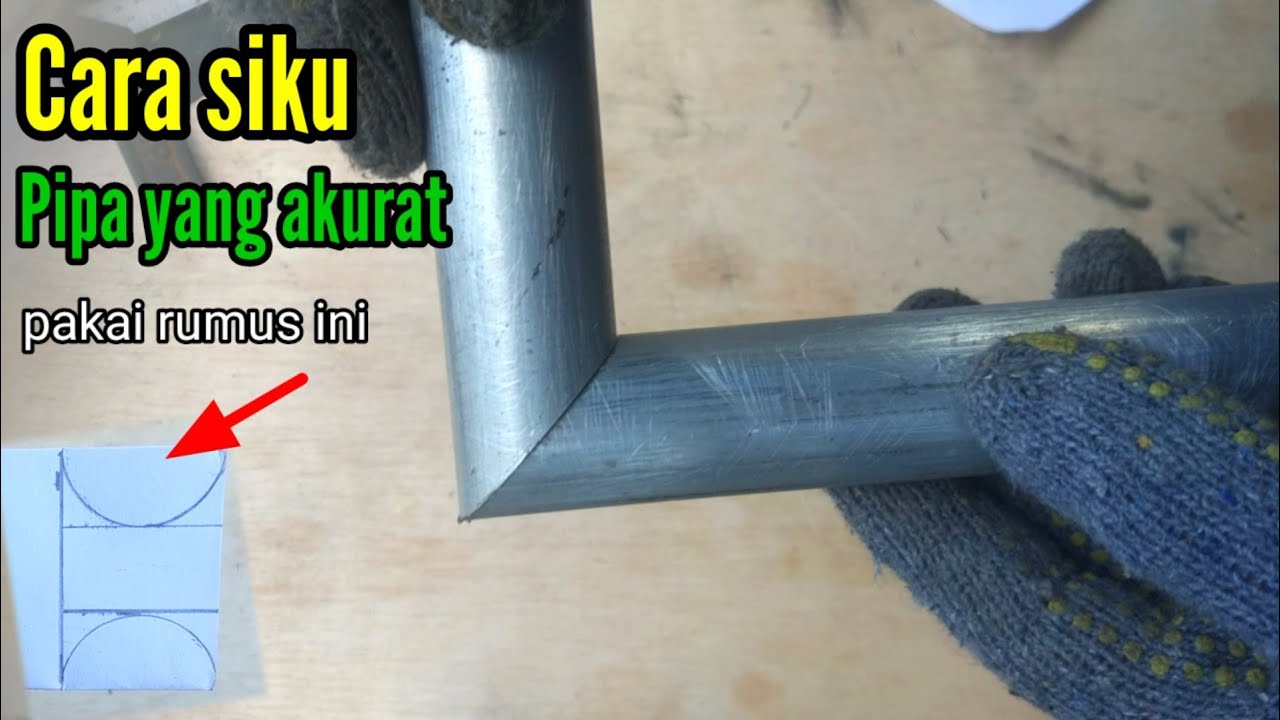 Cara Siku pipa besi