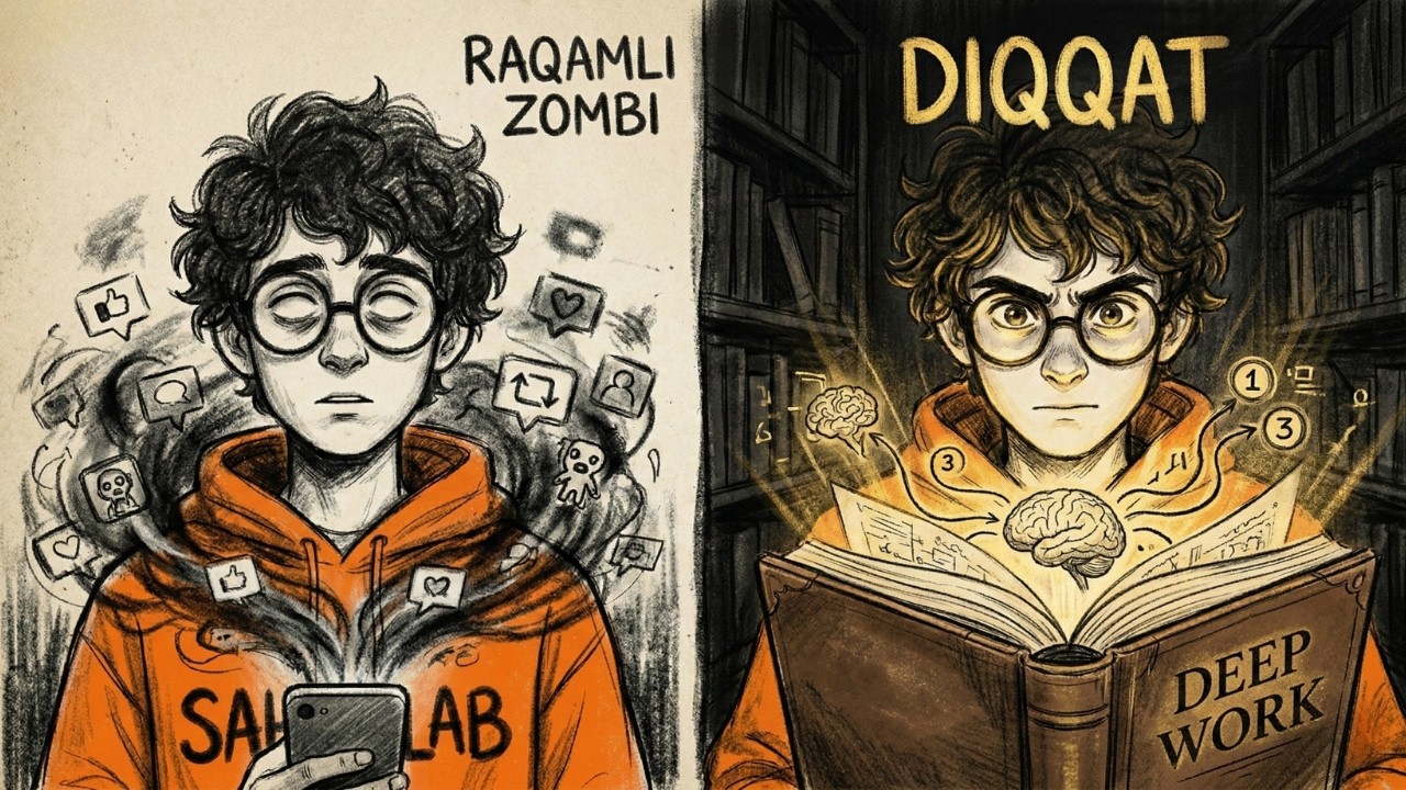 DIQQAT : Chuqur ishlash siri (Deep Work tahlili)