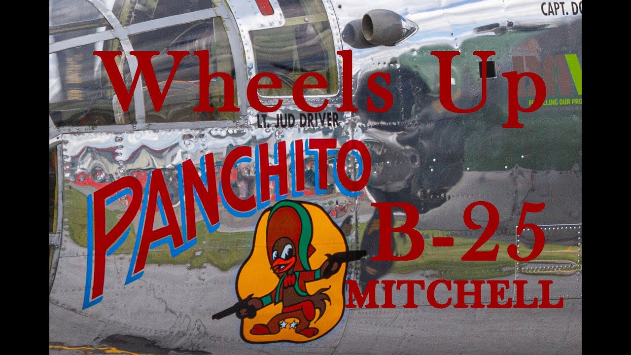 Sit behind the pilots of B-25 Mitchell Panchito