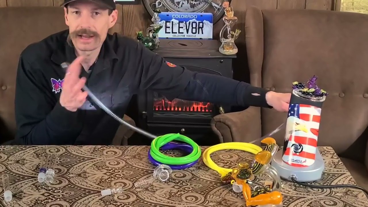 What is a whip for a desktop vaporizer?