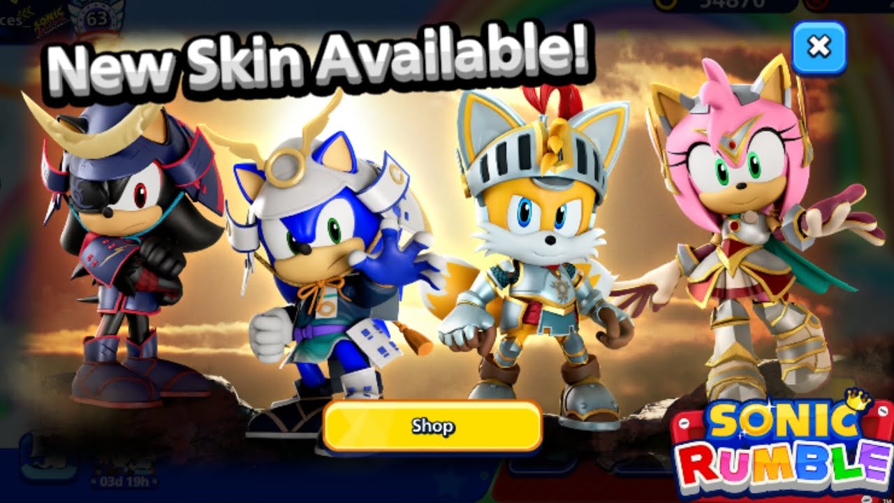 New Red Star Ring skins | Sonic rumble 