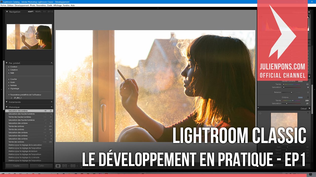Lightroom Classic : Le développement en pratique - EP1