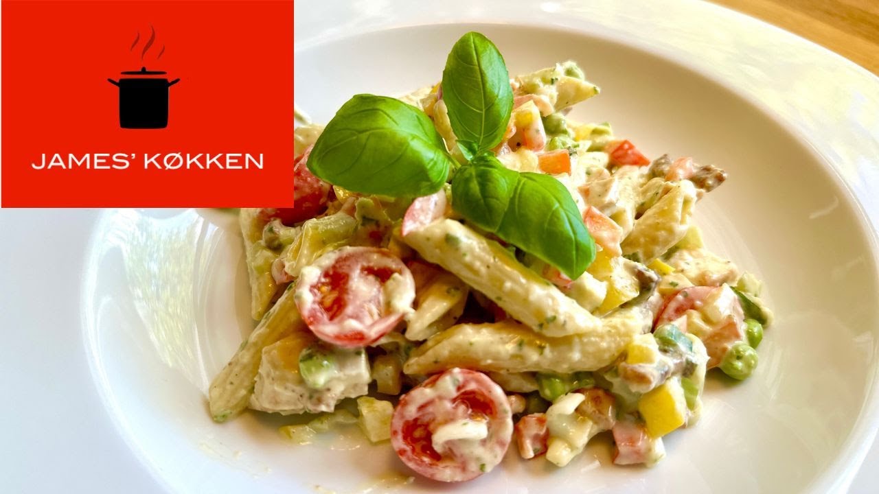 Pastasalat med kylling, pancetta og andet godt!